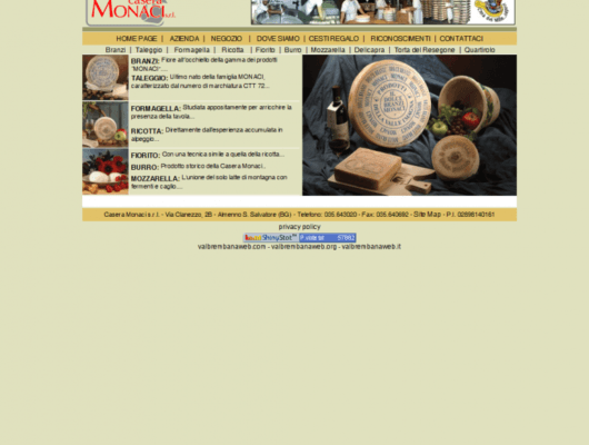 Casera Monaci Branzi Taleggio