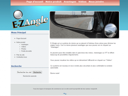 E ZAngle système de miroirs