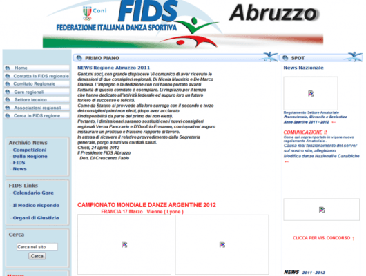 FIDS Abruzzo FIDS regione Abruzzo
