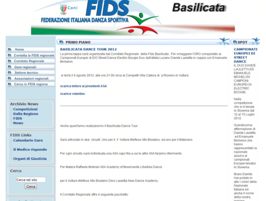 FIDS Basilicata FIDS regione Basilicata