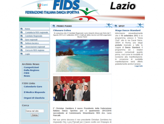 FIDS Lazio FIDS regione Lazio