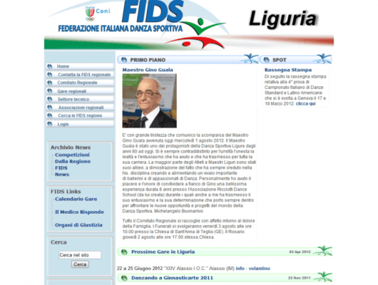FIDS Liguria FIDS regione Liguria