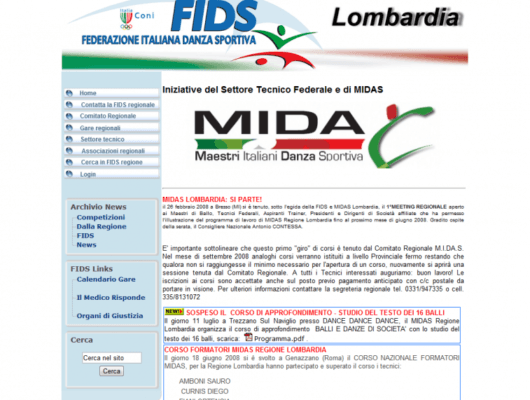 FIDS Lombardia Comitato Regionale Iniziative del Settore Tecnico Federale e di MIDAS