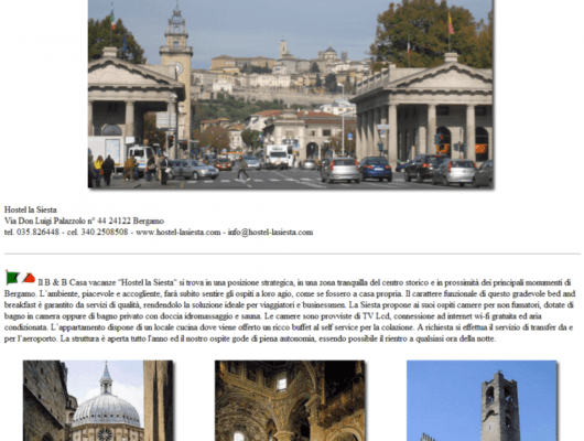Hostel la Siesta Bergamo