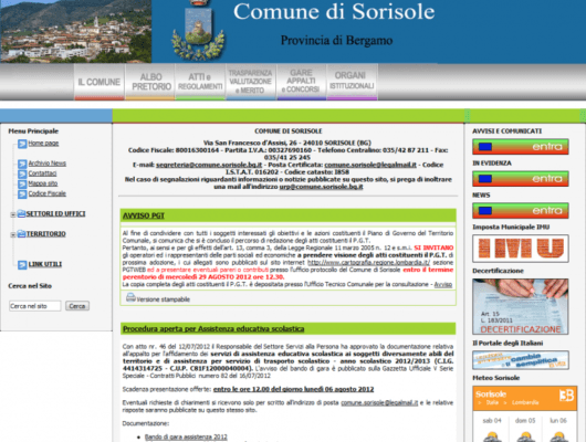 Sorisole Comune di Sorisole